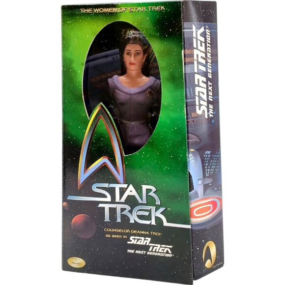 VTG Counselor Deanna Troi STAR TREK TNG 12" The Women of Star Trek 1999 New - Picture 2 of 11
